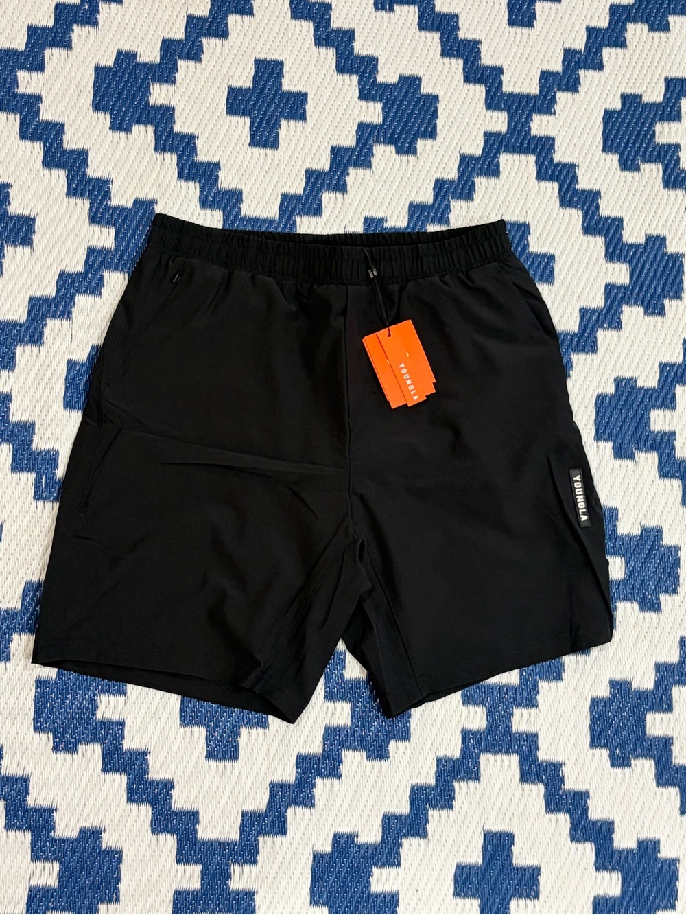 YoungLA Athletic Shorts Black Size L New